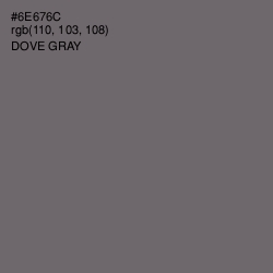 #6E676C - Dove Gray Color Image