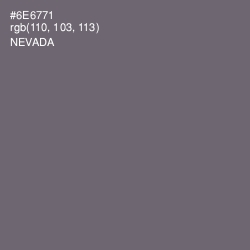 #6E6771 - Nevada Color Image