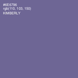 #6E6796 - Kimberly Color Image