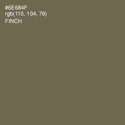#6E684F - Finch Color Image