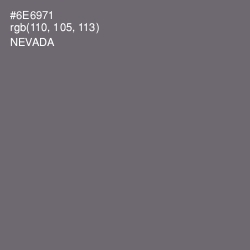 #6E6971 - Nevada Color Image