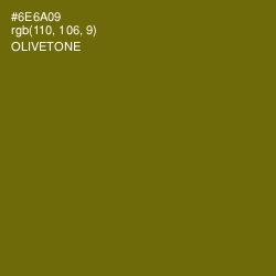 #6E6A09 - Olivetone Color Image