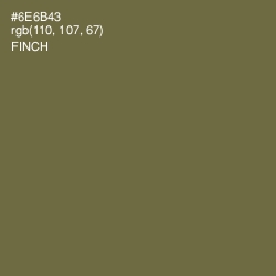 #6E6B43 - Finch Color Image