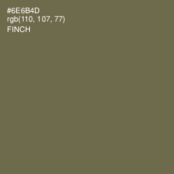 #6E6B4D - Finch Color Image