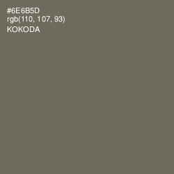 #6E6B5D - Kokoda Color Image