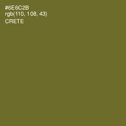 #6E6C2B - Crete Color Image