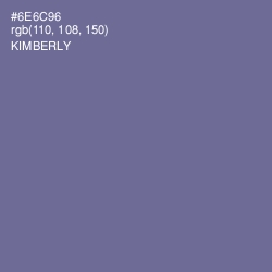 #6E6C96 - Kimberly Color Image