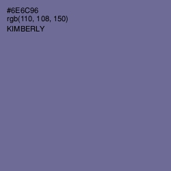 #6E6C96 - Kimberly Color Image