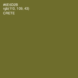 #6E6D2B - Crete Color Image
