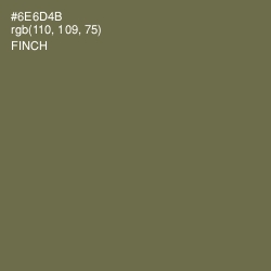 #6E6D4B - Finch Color Image