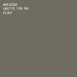 #6E6D60 - Flint Color Image