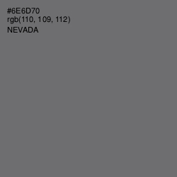 #6E6D70 - Nevada Color Image