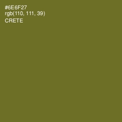#6E6F27 - Crete Color Image