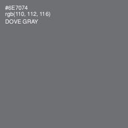 #6E7074 - Dove Gray Color Image