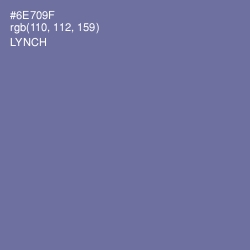 #6E709F - Lynch Color Image