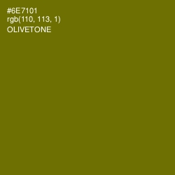 #6E7101 - Olivetone Color Image