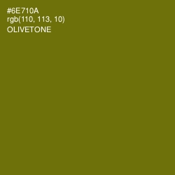 #6E710A - Olivetone Color Image