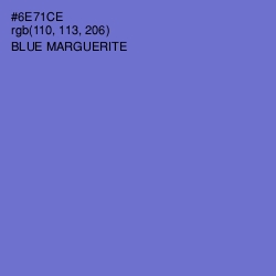 #6E71CE - Blue Marguerite Color Image