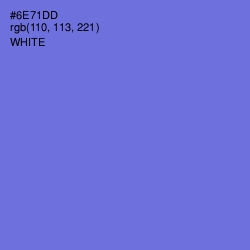 #6E71DD - Moody Blue Color Image