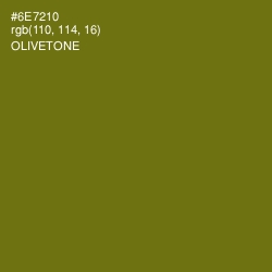 #6E7210 - Olivetone Color Image