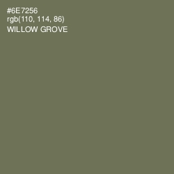 #6E7256 - Willow Grove Color Image