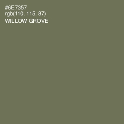 #6E7357 - Willow Grove Color Image