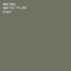 #6E7363 - Flint Color Image