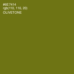 #6E7414 - Olivetone Color Image