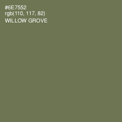 #6E7552 - Willow Grove Color Image