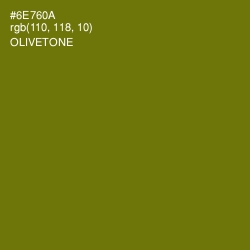 #6E760A - Olivetone Color Image