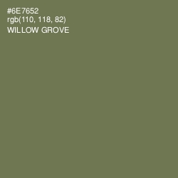 #6E7652 - Willow Grove Color Image