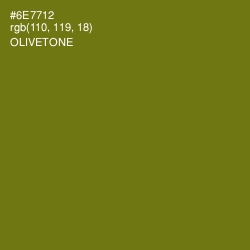 #6E7712 - Olivetone Color Image