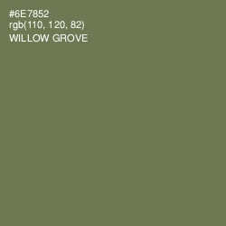 #6E7852 - Willow Grove Color Image