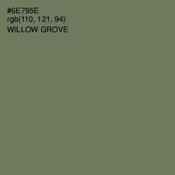 #6E795E - Willow Grove Color Image