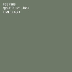 #6E7968 - Limed Ash Color Image