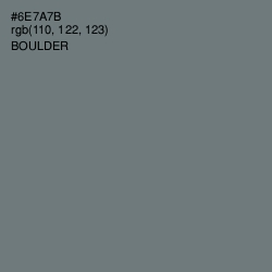 #6E7A7B - Boulder Color Image