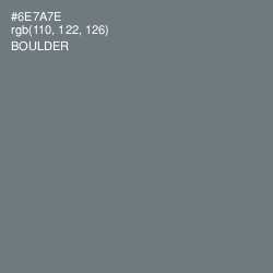 #6E7A7E - Boulder Color Image