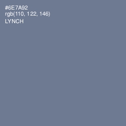 #6E7A92 - Lynch Color Image