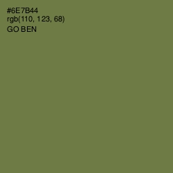 #6E7B44 - Go Ben Color Image