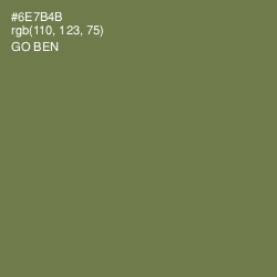 #6E7B4B - Go Ben Color Image