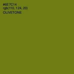 #6E7C14 - Olivetone Color Image