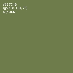 #6E7C4B - Go Ben Color Image