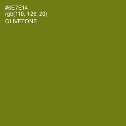 #6E7E14 - Olivetone Color Image