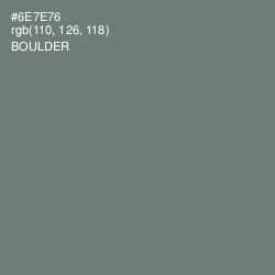 #6E7E76 - Boulder Color Image