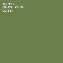 #6E7F4E - Go Ben Color Image