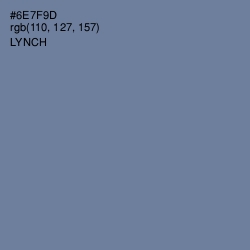 #6E7F9D - Lynch Color Image