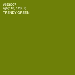 #6E8007 - Trendy Green Color Image