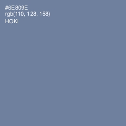 #6E809E - Hoki Color Image