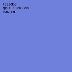 #6E80DC - Danube Color Image