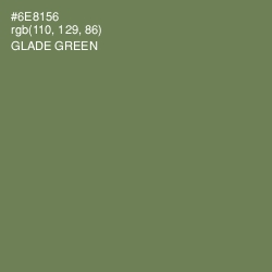 #6E8156 - Glade Green Color Image